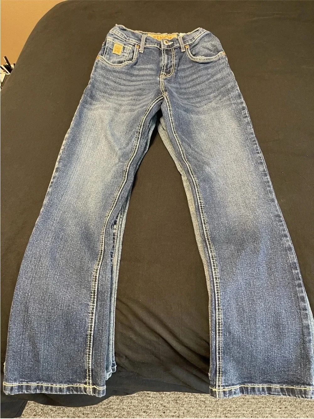 LOT OF 4 Cinch Boys Slim Mid Rise Bootcut Jeans 14S Medium Blue Denim